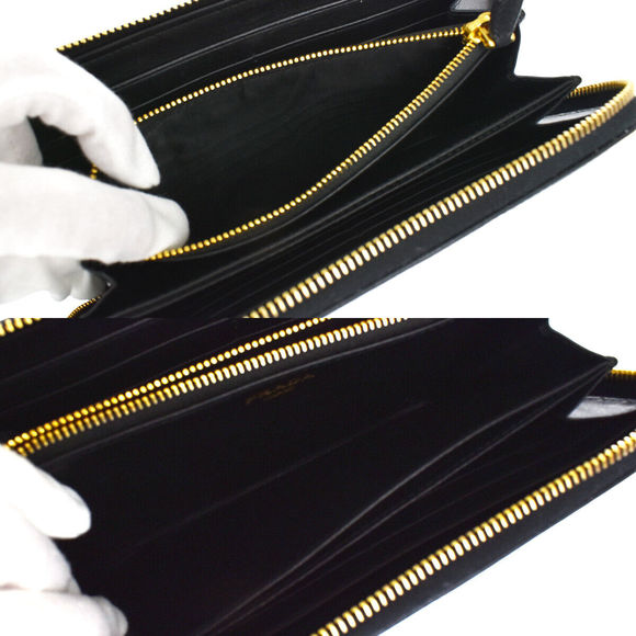 Prada Tessuto Quiltin Long Zipper #80334P39B - Picture 10 of 15